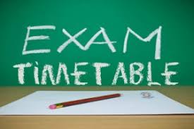 Pre Exam Timetable Amended and Exam Procedures 2020