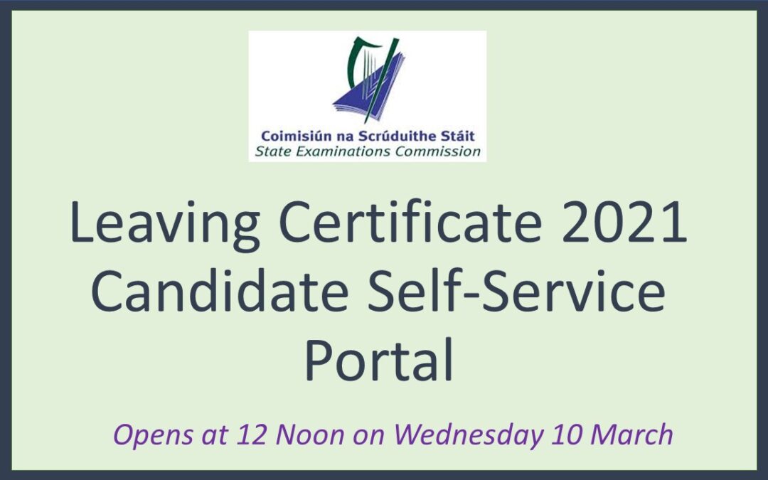 Leaving Certificate Candidate Self-Service Portal