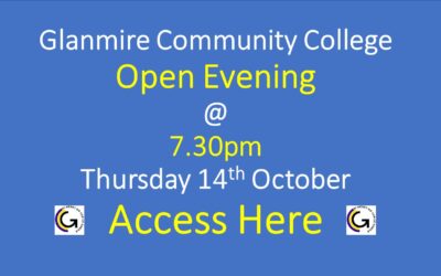 Access Glanmire Community College Open Evening Here