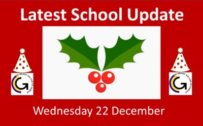Latest School Update Wednesday 22 December 2021