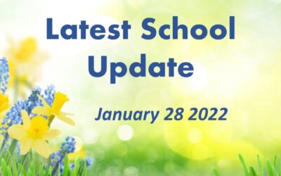 Latest School Update Friday 28 January 2022