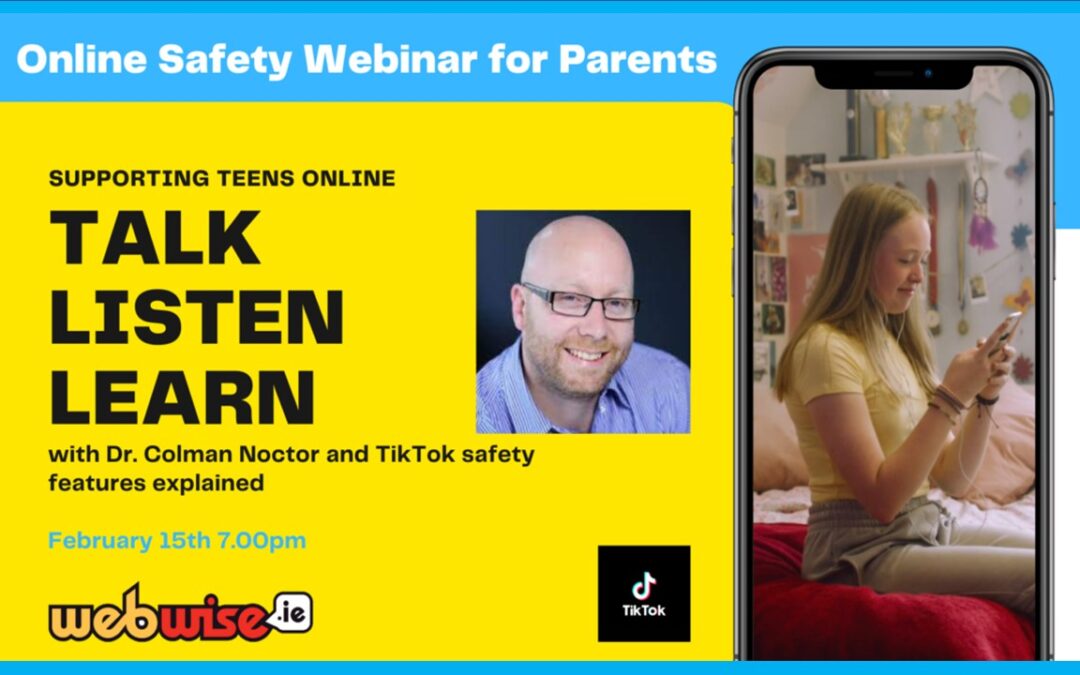 Online Safety Webinar for Parents/Guardians of Students