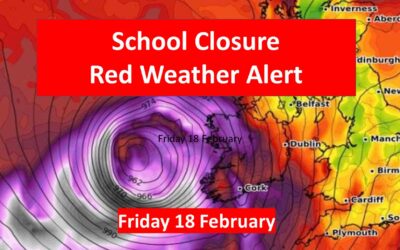 School Closure – Red Weather Alert Friday 18 February