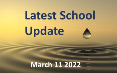 Latest School Update Friday 11 March 2022