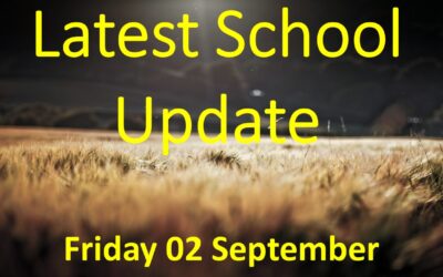 Parents Update Friday 2 September 2022