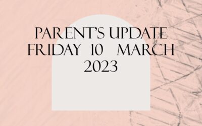 Parents Update Friday 10 March 2023