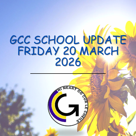 GCC Parents Update Friday 20 March 2026