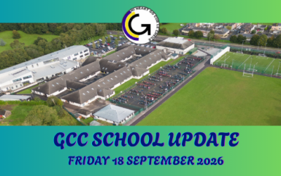 GCC Parents Update Friday 18 September 2026