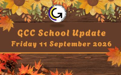 GCC Parents Update Friday 11 September 2026