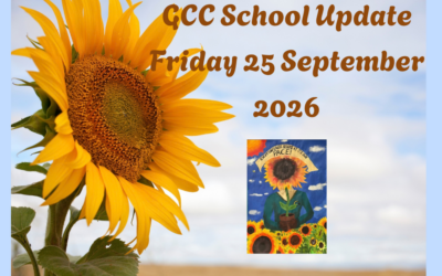 GCC Parents Update Friday 25 September 2026