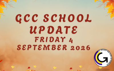GCC Parents Update Friday 4 September 2026